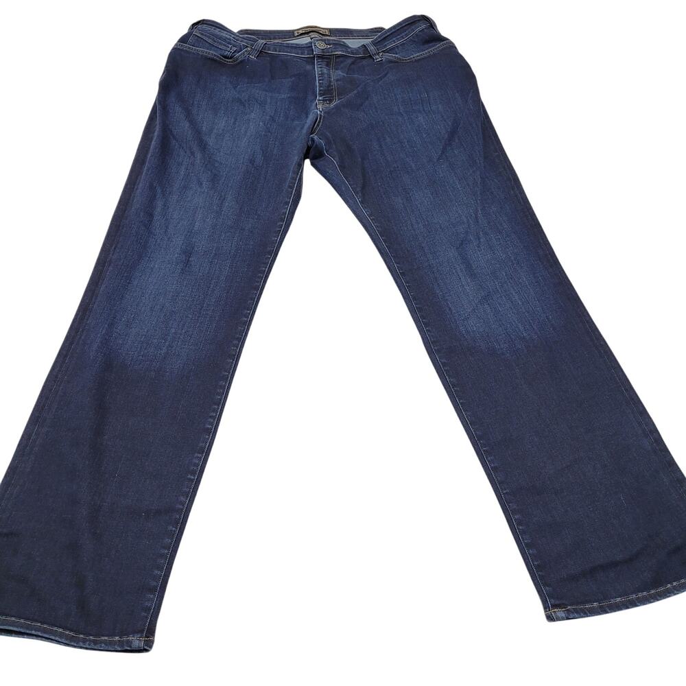 34 Heritage Charisma relaxed straight leg jeans dark wash stretch